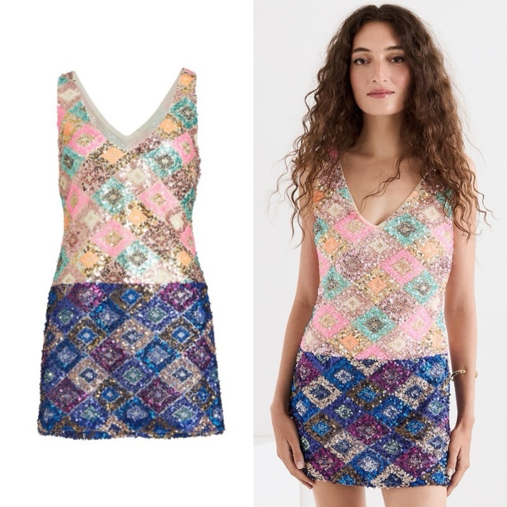 RACHEL COMEY
Carissa Sequined Mini Dress​